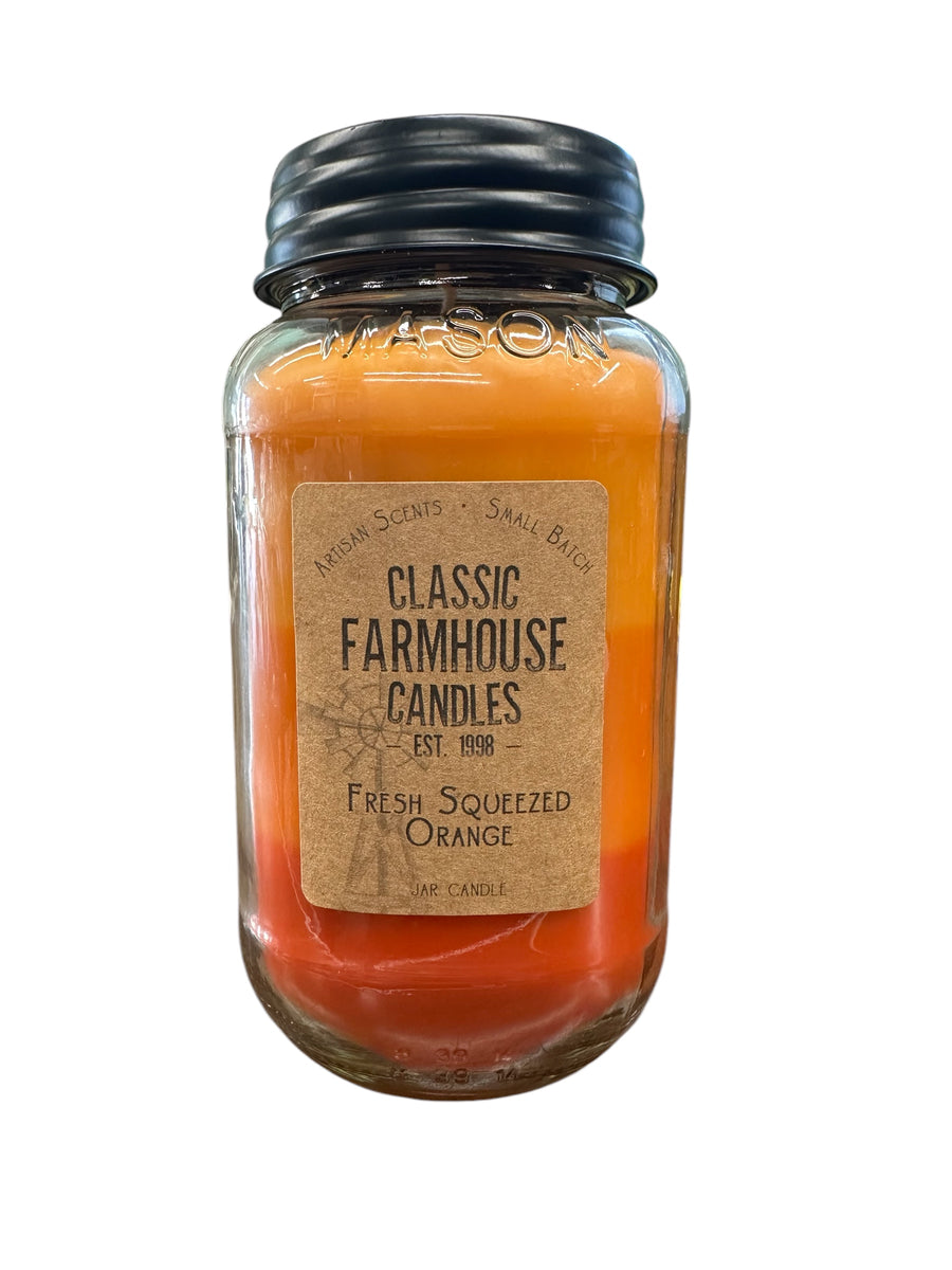 Fresh Squeezed Orange 28oz 3 Layer Jar Candle – EarthShine Candles