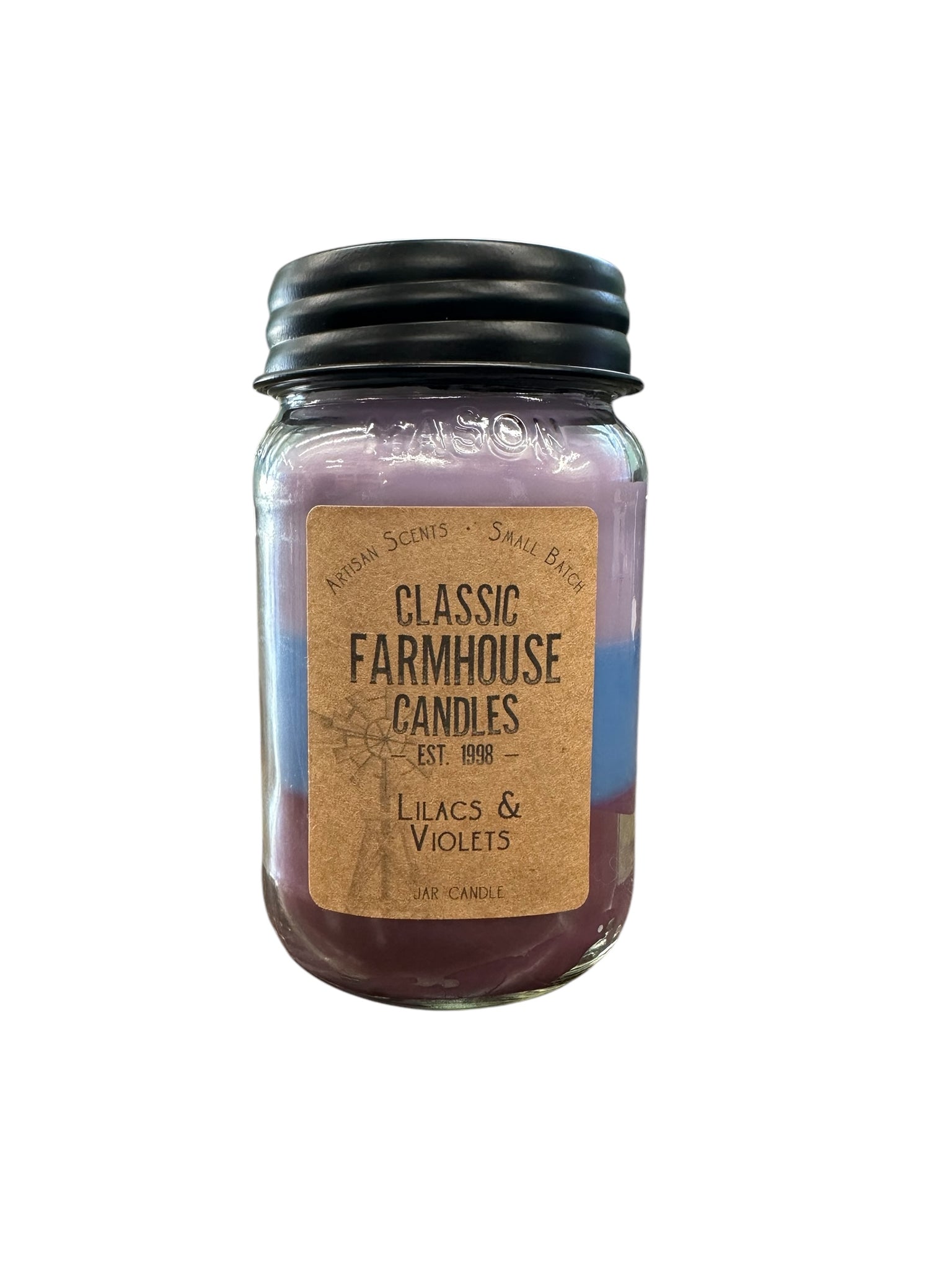 Lilacs and Violets 18oz 3 Layer Jar Candle