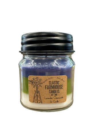 Lavender Chamomile 10oz 3 Layer Jar Candle
