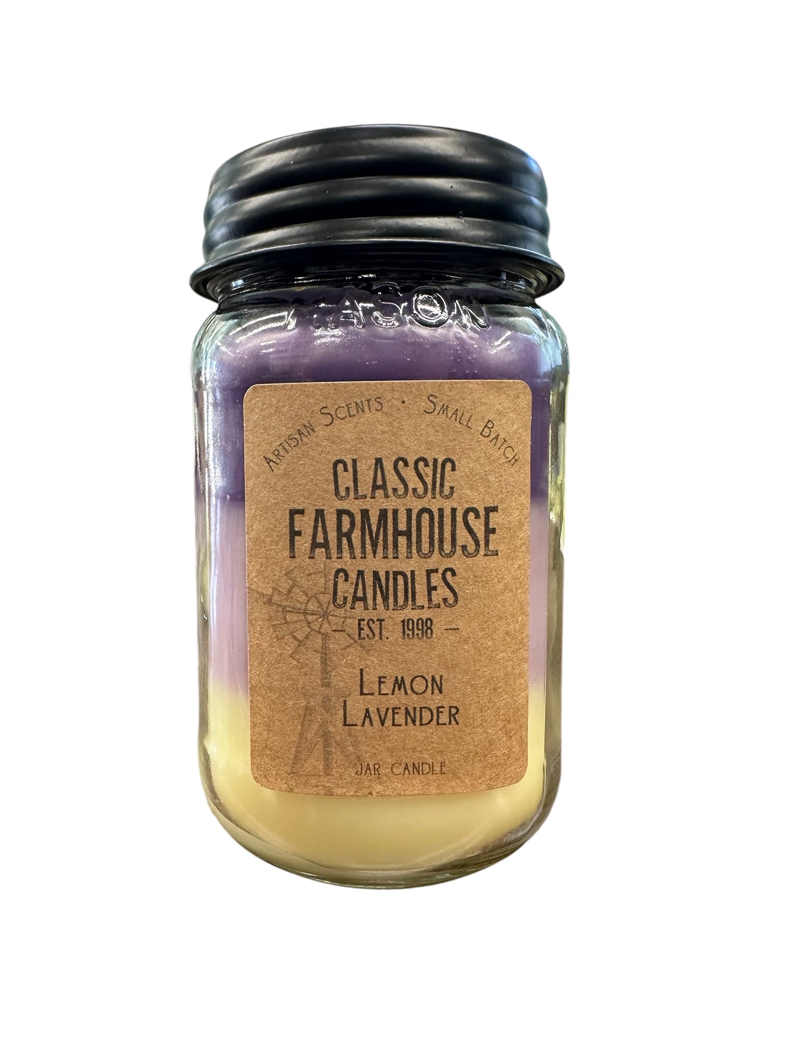 Lemon Lavender 18oz 3 Layer Jar Candle