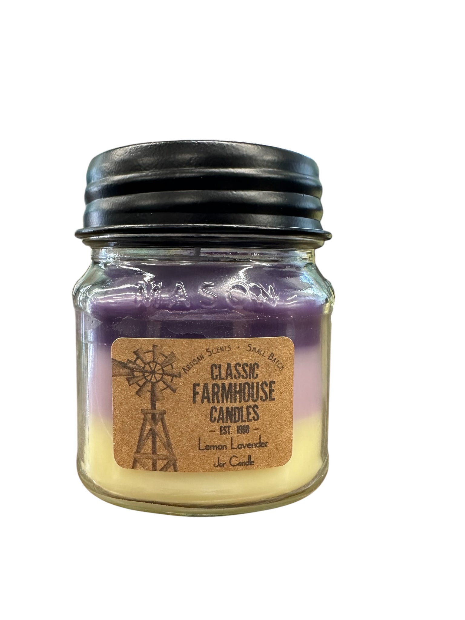 Lemon Lavender 10 oz 3 Layer Jar Candle