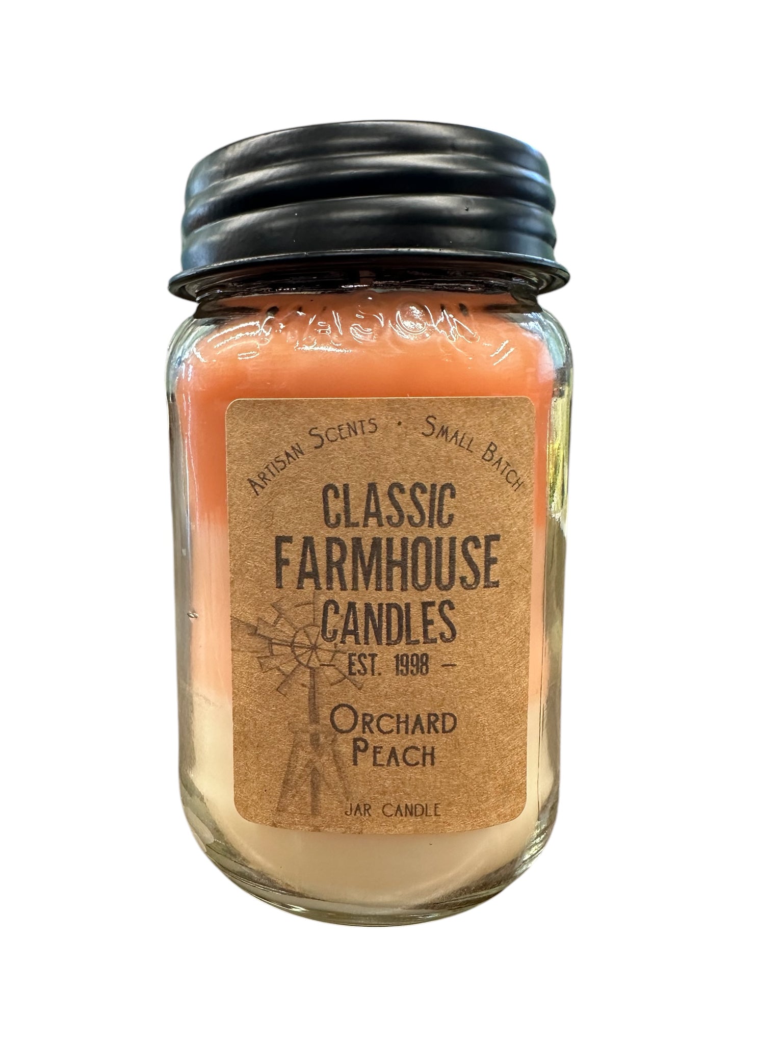 Orchard Peach 18oz 3 Layer Jar Candle