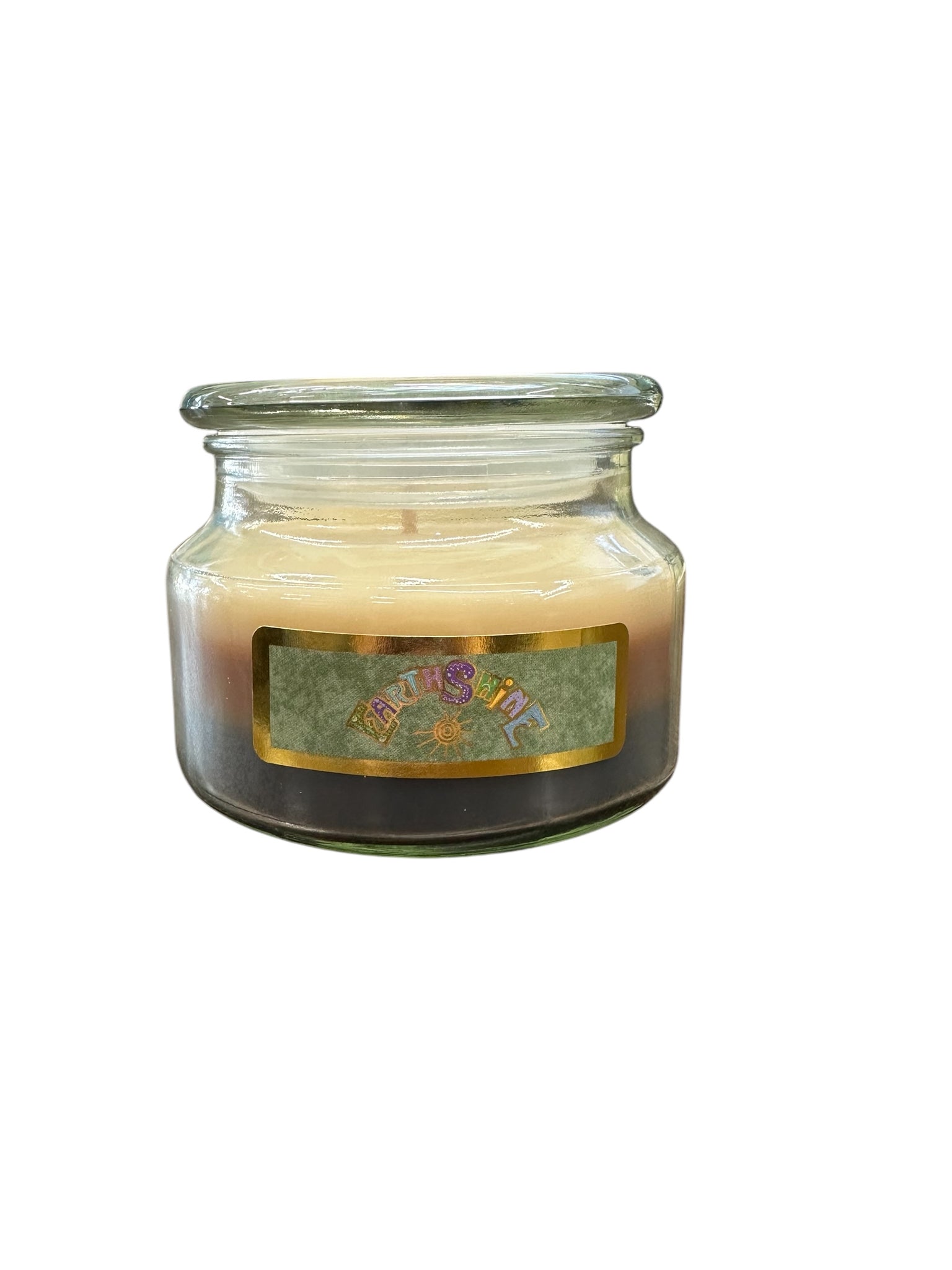 Black Amber 10oz 3 layer jar candle