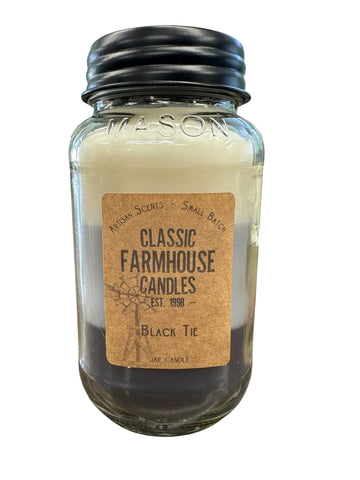 Black Tie 28oz 3 Layer Jar Candle