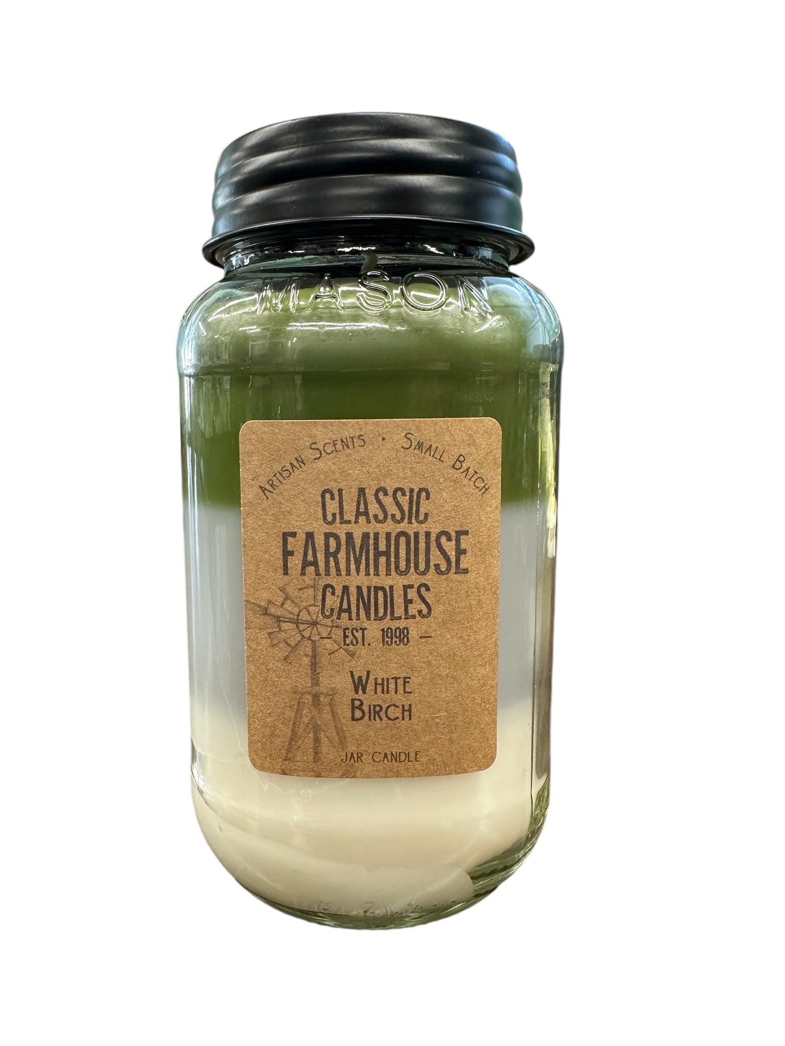 White Birch Moss 28oz 3 Layer Jar Candle