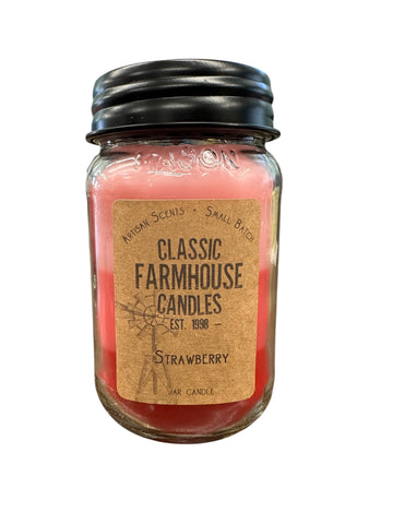 Strawberry 18oz 3 Layer Jar Candle