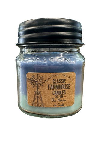 Blue Hibiscus 10oz 3 Layer Jar Candle
