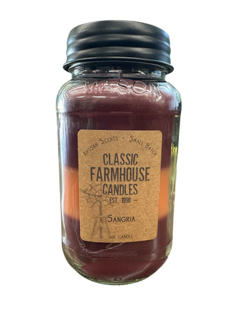 Sangria 28oz 3 Layer Jar Candle