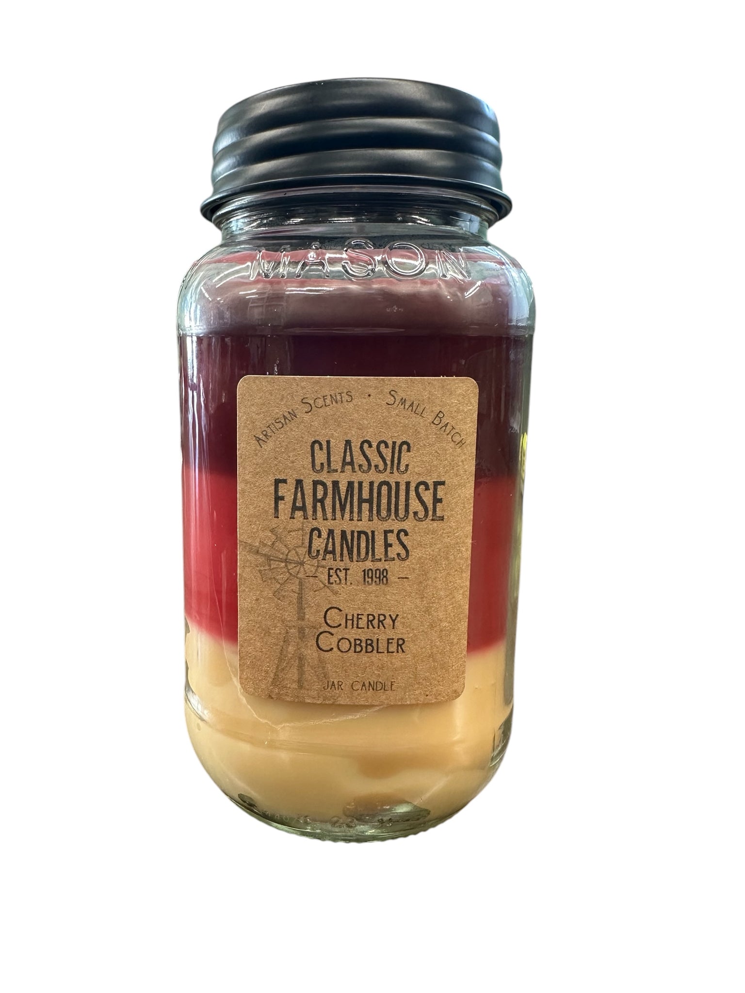 Cherry Cobbler 28oz 3 Layer Jar Candle