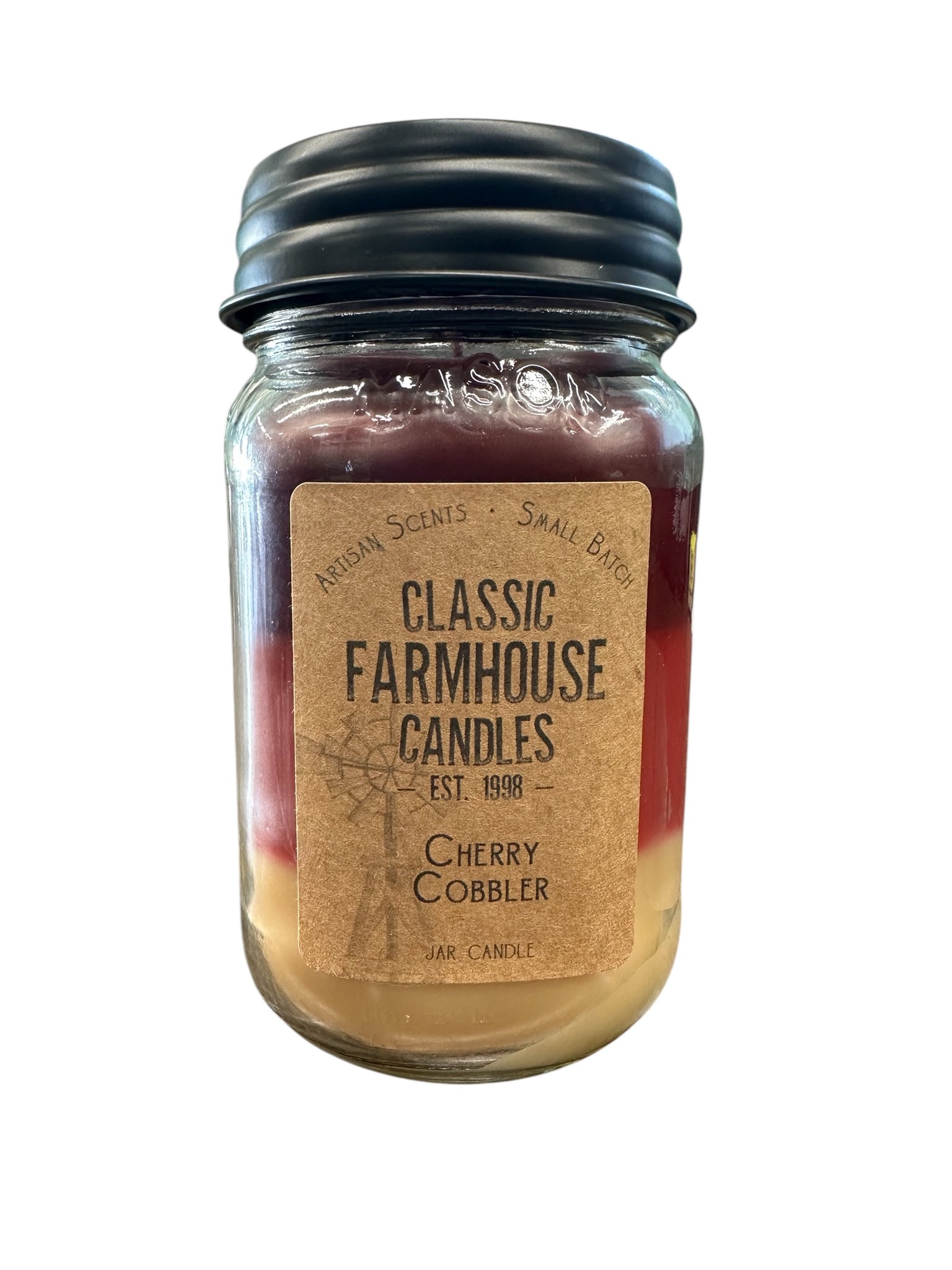 Cherry Cobbler 18oz 3 Layer Jar Candle