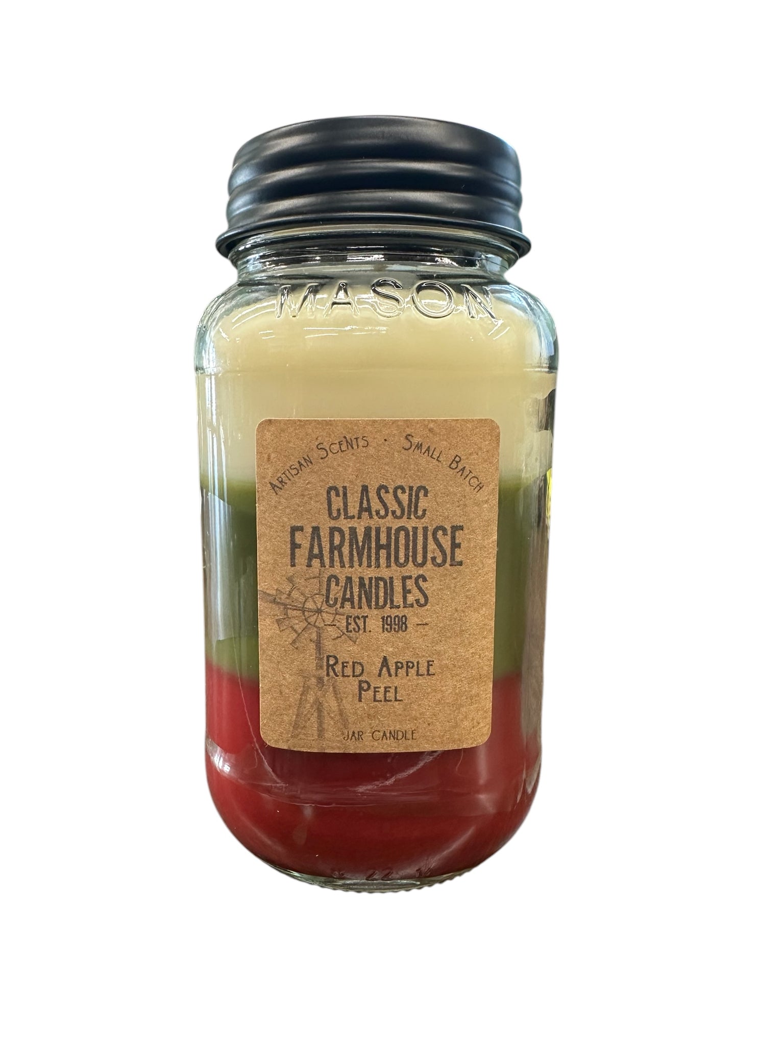 Red Apple Peel 28oz 3 Layer Jar Candle