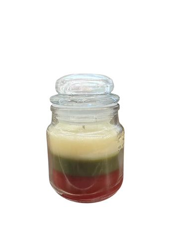 Red Apple Peel 4oz 3 Layer Jar Candle