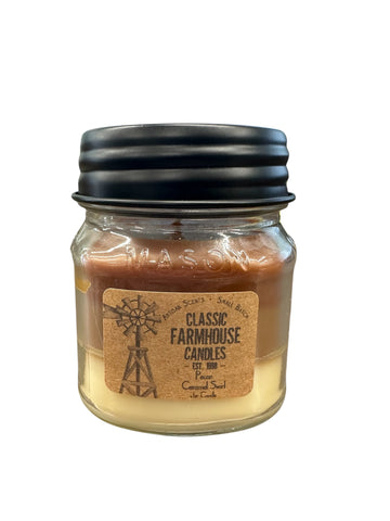 Pecan Caramel Swirl 10oz 3 Layer Jar Candle