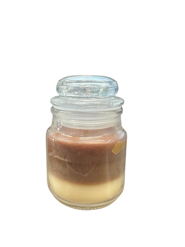 Pecan Caramel Swirl 4oz 3 Layer Jar Candle