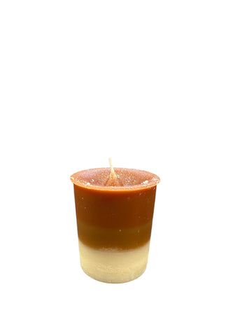 Pecan Caramel Swirl 3 Layer Votive Candle