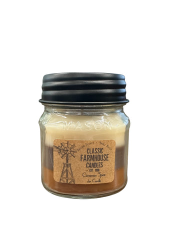 Cinnamon Spice 10oz 3 Layer Jar Candle
