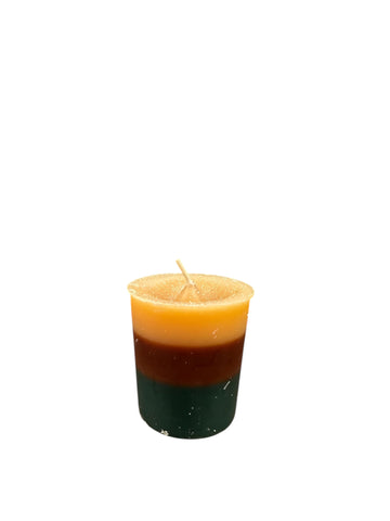 Maple Walnut 3 Layer Votive Candle
