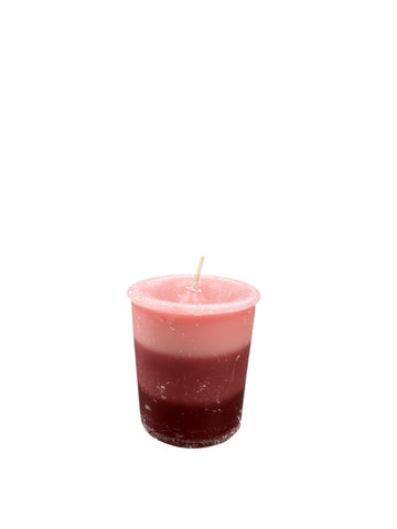 Cranberry 3 Layer Votive Candle