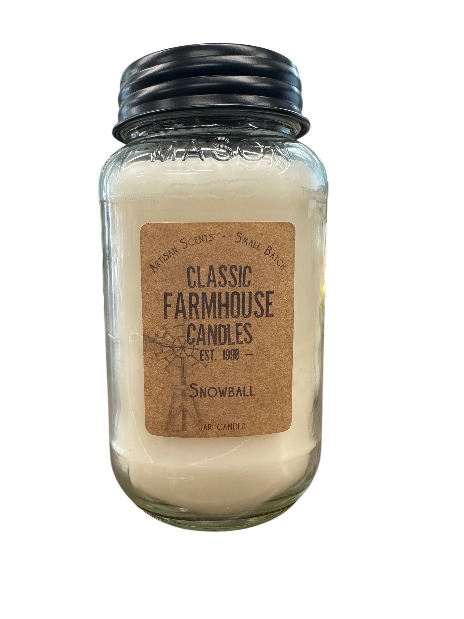 Snowball 28oz 3 Layer Jar Candle