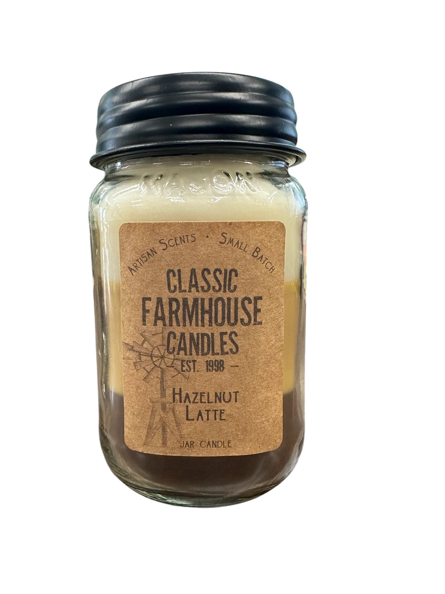 Hazelnut Latte 18oz 3 Layer Jar Candle