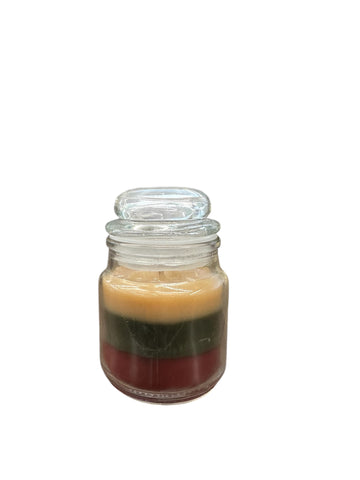 Holiday Garland 4oz 3 Layer Jar Candle