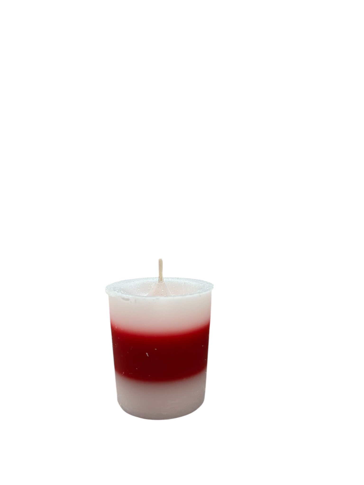 Candy Cane 3 Layer Votive Candle