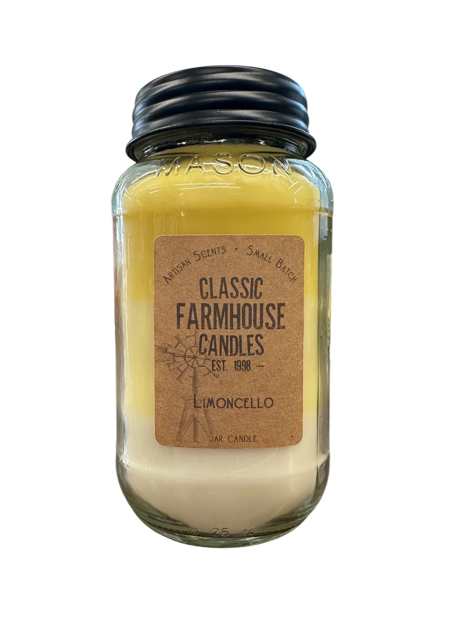 Limoncello 28oz 3 layer jar candle