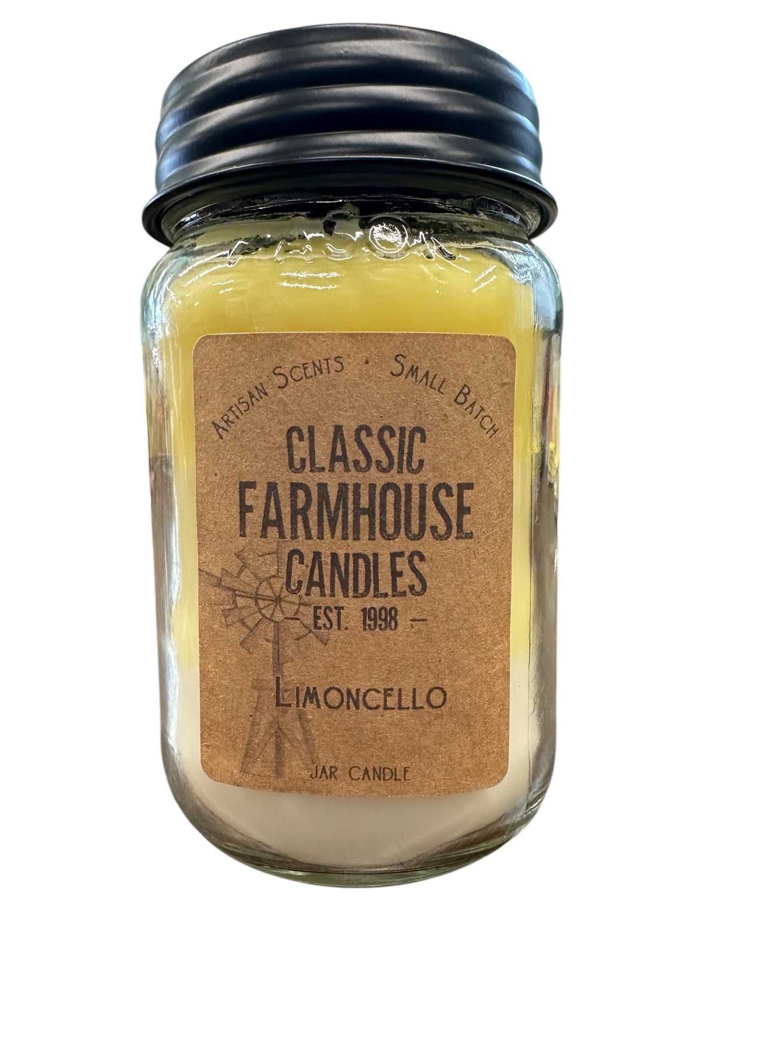 Limoncello 18oz 3 layer jar candle