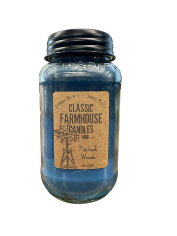 Patchouli Woods 28oz 3 Layer Jar Candle