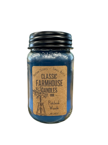 Patchouli Woods 18oz 3 Layer Jar Candle