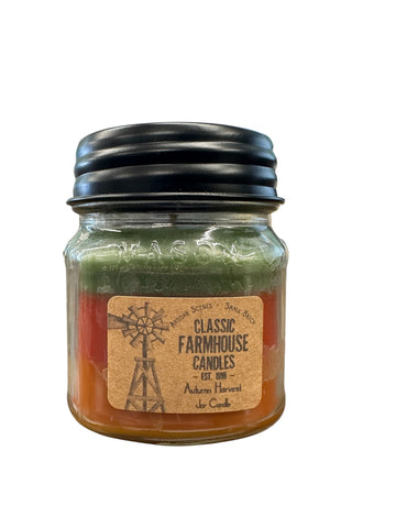 Autumn Harvest 10oz 3 Layer Jar Candle