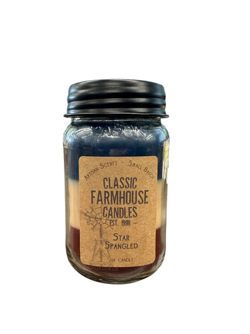 Star Spangled 18oz 3 Layer Jar Candle