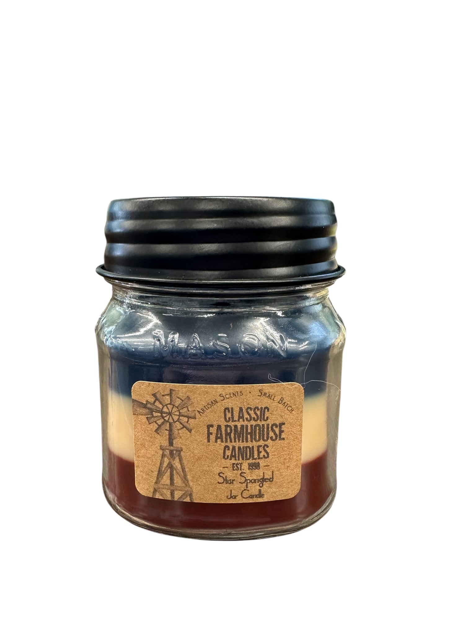 Star Spangled 10oz 3 Layer Jar Candle