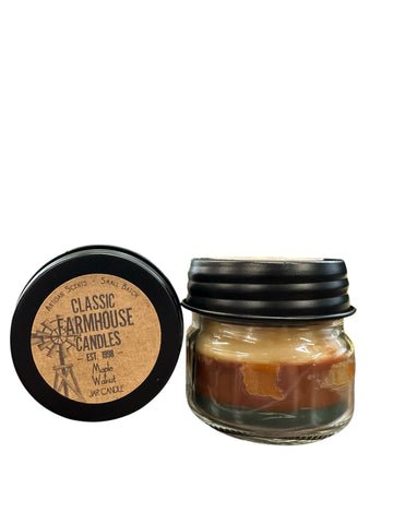 Maple Walnut 4oz 3 Layer Jar Candle
