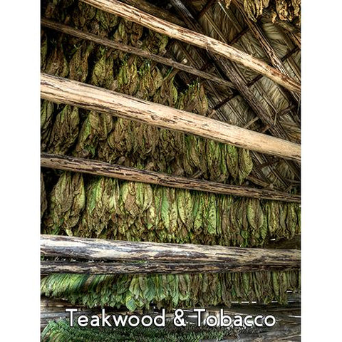 Teakwood Tobacco 4oz 3 Layer Jar Candle