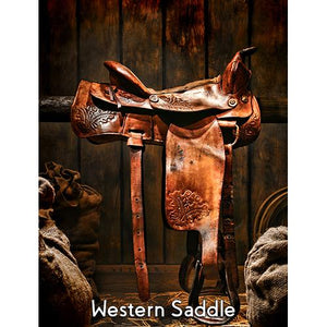 Western Saddle 10-Pack 3 Layer Votive