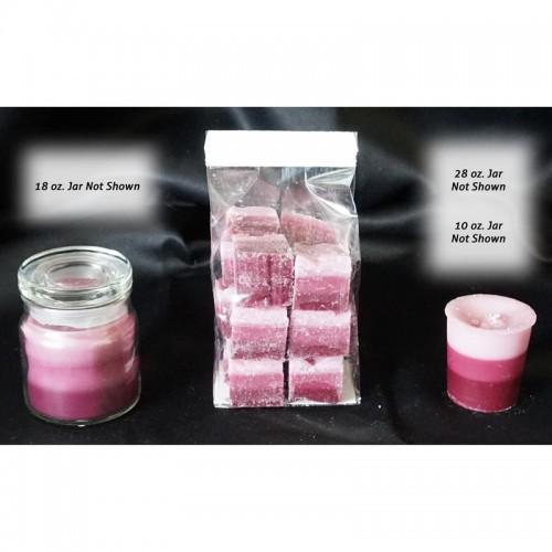 Cranberry 10-Pack 3 Layer Votive