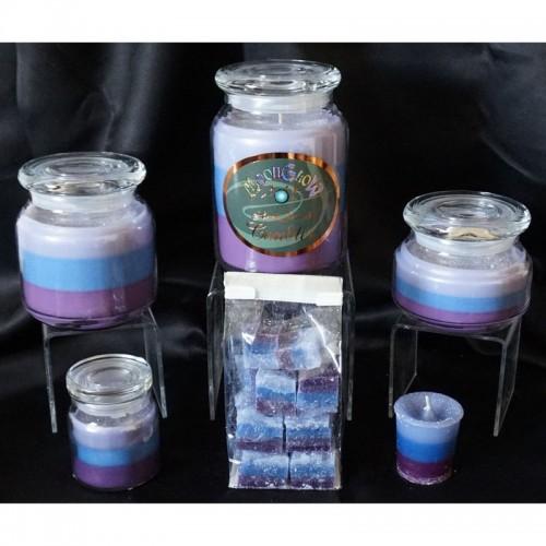 Lilacs and Violets 10-Pack 3 Layer Votive
